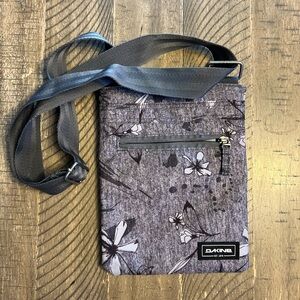 Dakine Gray Floral Small Crossbody Bag